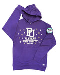 "B More Careful" Purple Hoodie w/ White and Black Logo