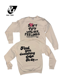 DON'T PLAY CREAM SODA CREWNECK