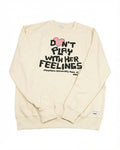 WOMEN'S DON'T PLAY CREAM SODA CREWNECK