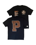 MVP BLACK ORANGE & WHITE "LIVE BY THE CODE TEE"