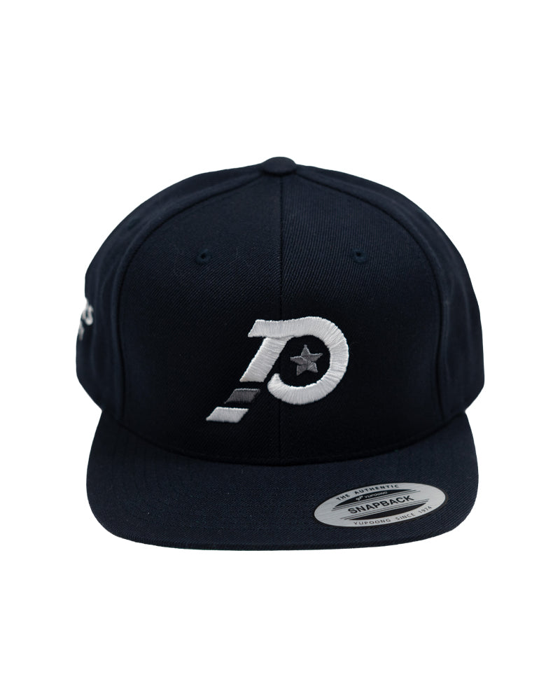 PLAYERS UNIVERSITY "P STAR" NAVY SNAPBACK