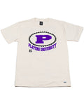 Purple Circle P Natural  Tee Shirt