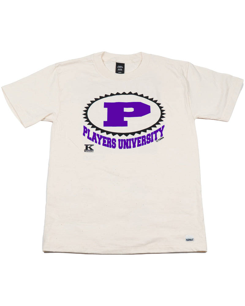 Purple Circle P Natural  Tee Shirt