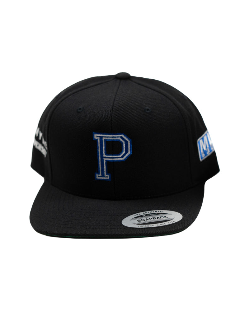 Snap Back Grand Royal P Black Baseball Cap