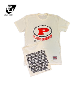 Red online circle shirt