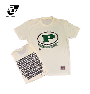 Money Green Circle P  Natural Tee Shirt